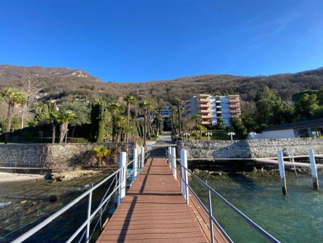 Luganersee, Pool, Strand, Parkplatz, Suite بيسون المظهر الخارجي الصورة